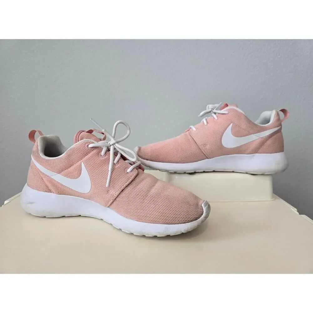 Nike Roshe One Women’s Pink/White Mesh Comfort Casual Sneakers Women's Size 11